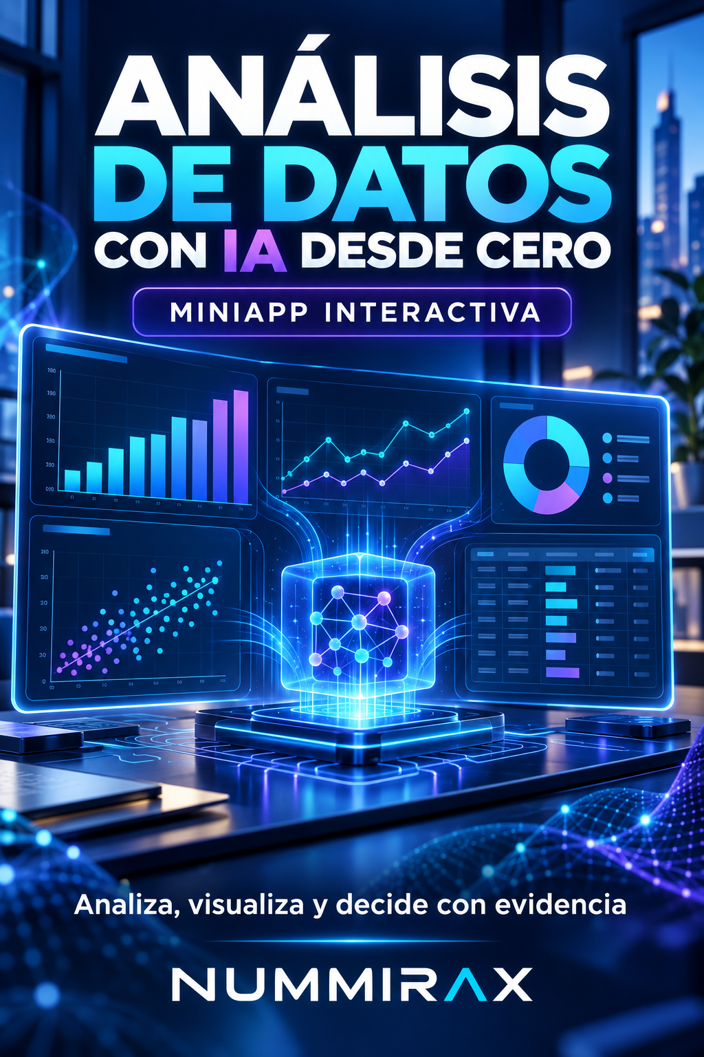 Portada Análisis de datos con IA desde cero